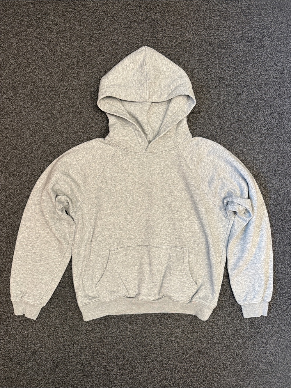 GAP VintageSoft Hoodie in Light Heather Gray